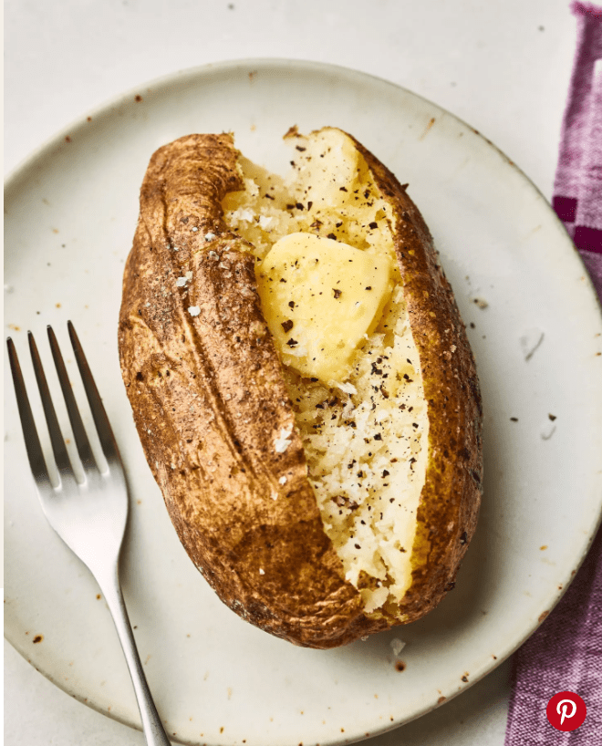 Recetas – Patatas con piel al microondas