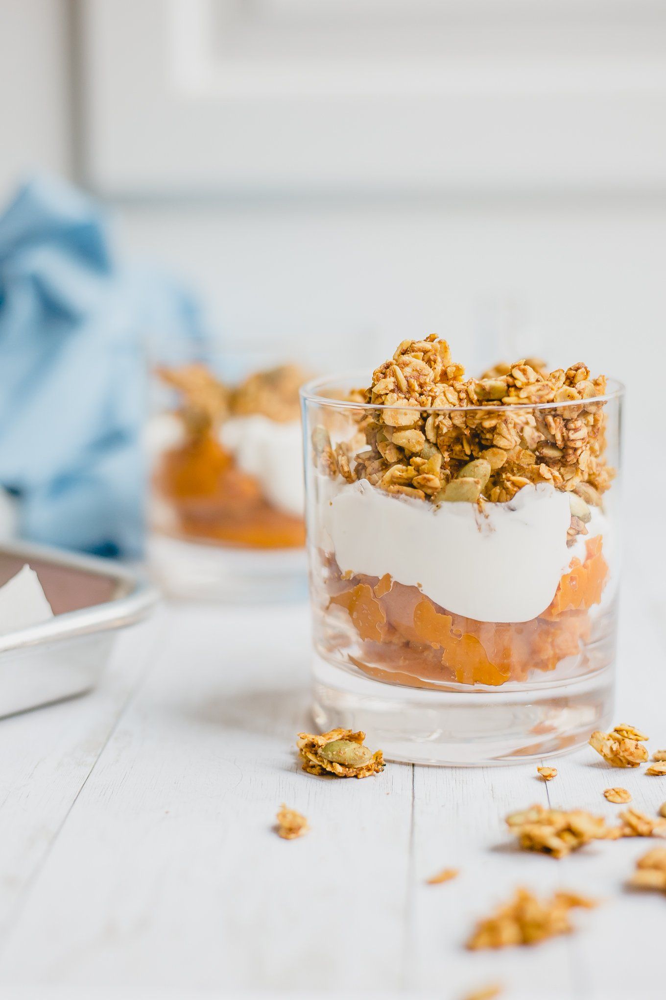 Receta fácil de granola con especias de calabaza