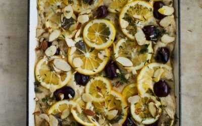 Easy Meyer Lemon Focaccia