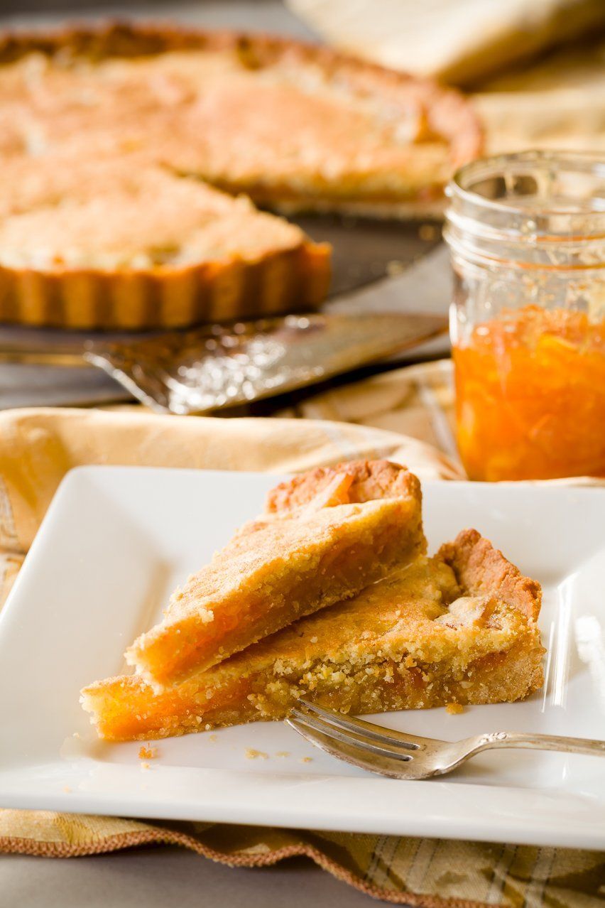 Tarta de mermelada – Tarta de naranja fácil con costra de miel salada
