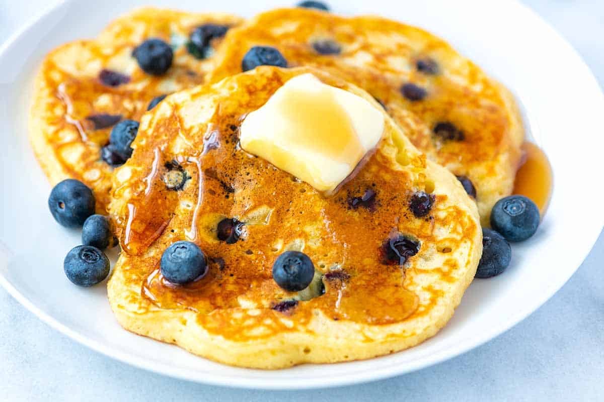 Nuestros panqueques de arándanos favoritos