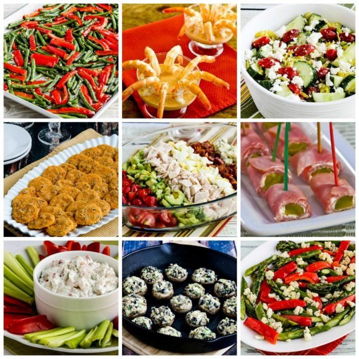 Más de 25 guarniciones, aperitivos y ensaladas navideñas bajas en carbohidratos y sin gluten