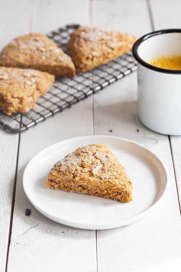 Bollos de avena y calabaza veganos saludables