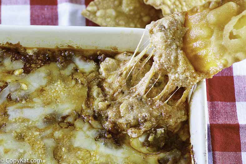 Dip de lasaña y papas fritas Olive Garden