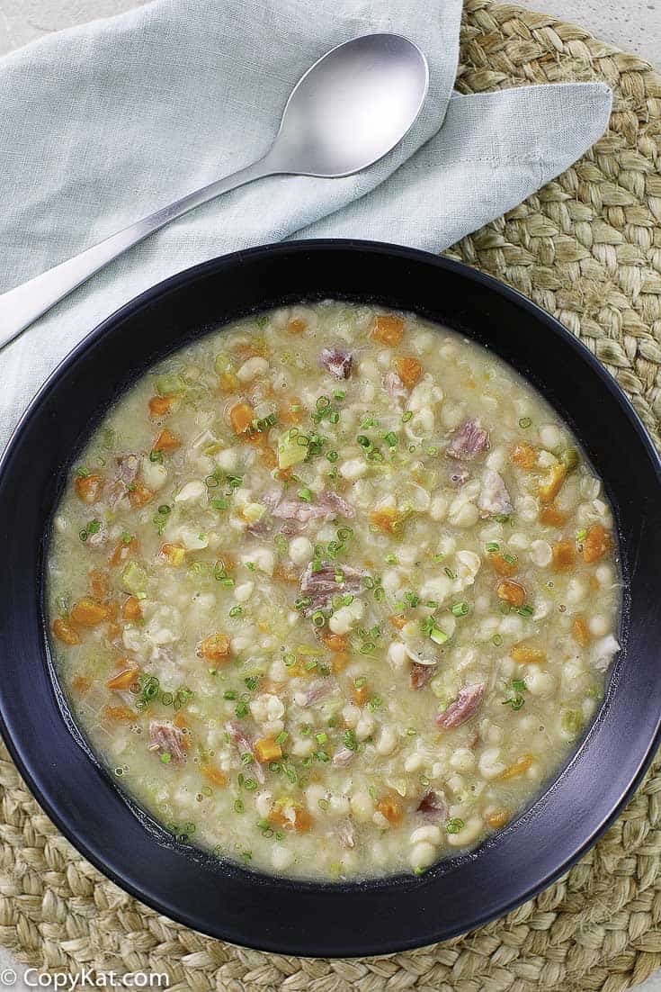 Sopa de frijoles de la Marina del Senado