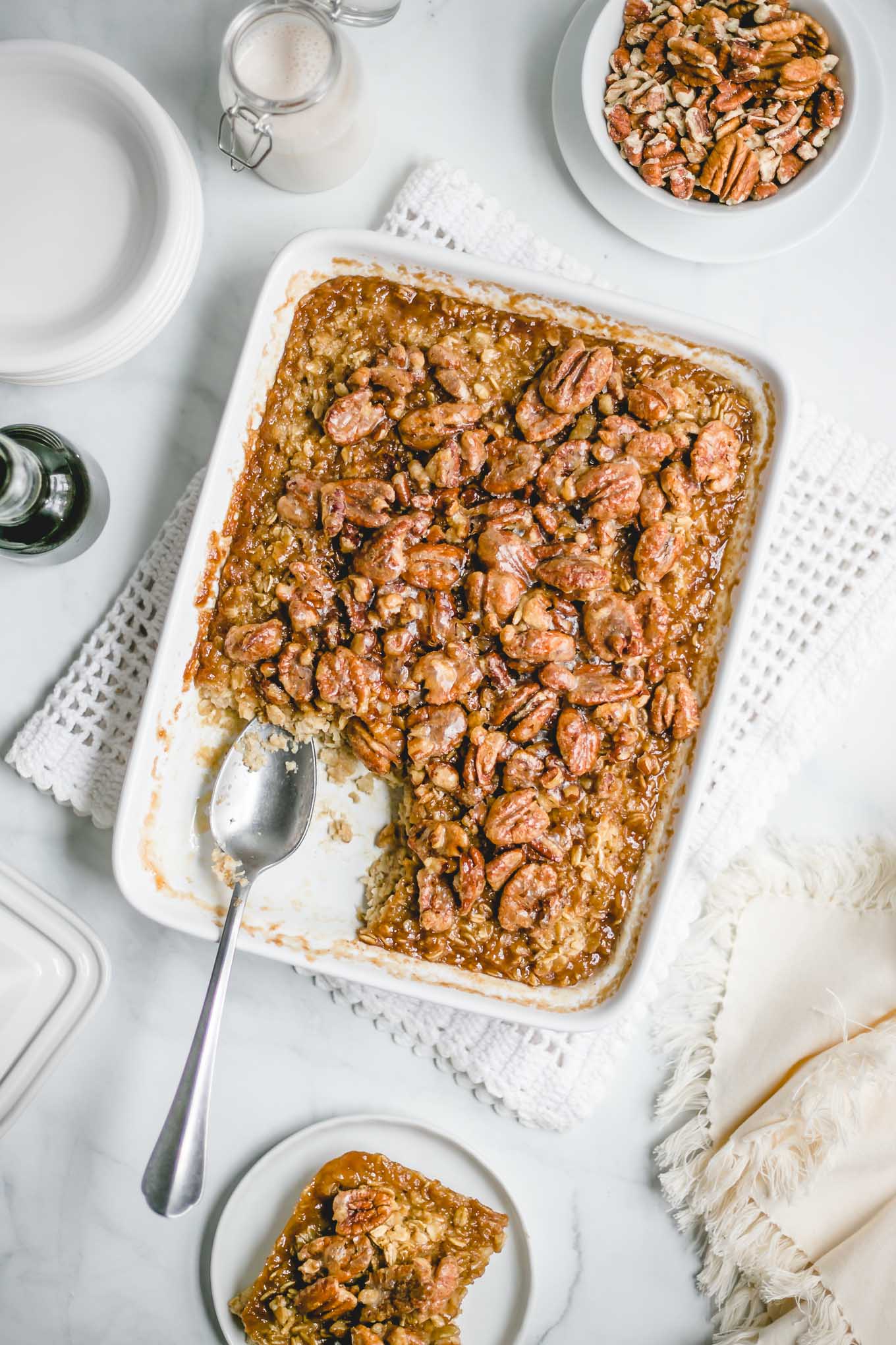 Avena Al Horno De Pastel De Pacanas – Andie Mitchell