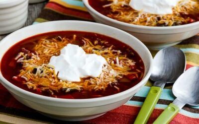 Sopa instantánea de tacos bajos en carbohidratos