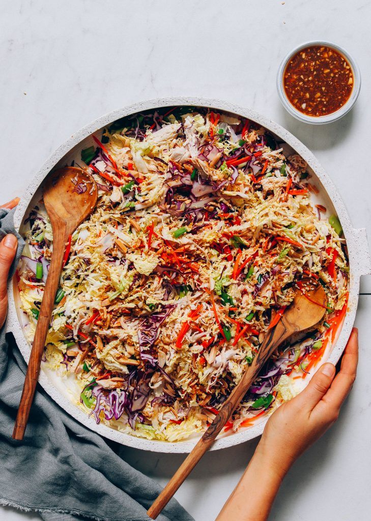 Ensalada de pollo china fácil (GF / sin soja)
