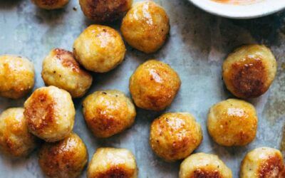 Las mejores albóndigas de pollo al horno en cualquier momento
