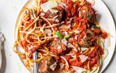 Albóndigas italianas de carne de res y espinacas (aptas para congelador)