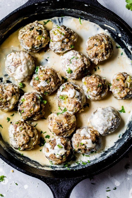 Albóndigas suecas (sin crema espesa)