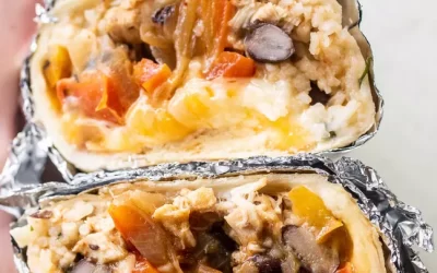 Burritos de pollo para congelar