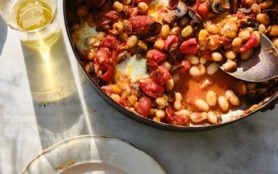 Guiso de judías y champiñones «Carnitas»