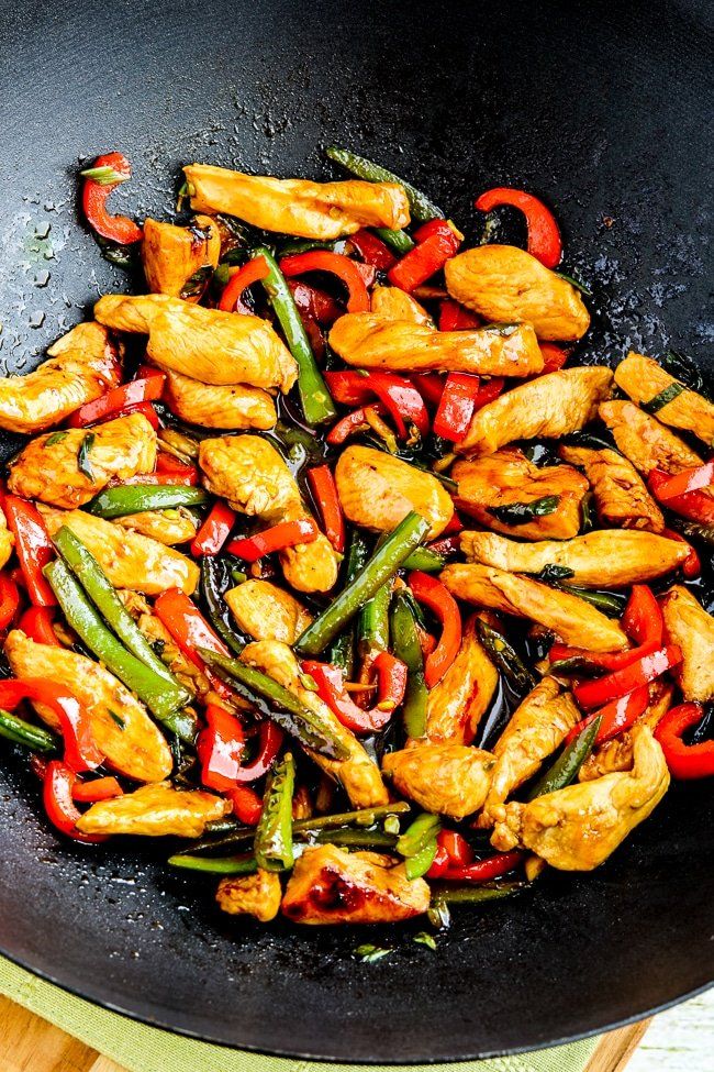 Salteado de Pollo al Jengibre