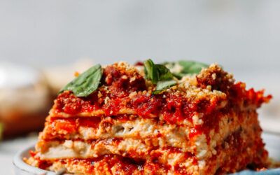 Lasaña fácil sin gluten (sin lácteos)