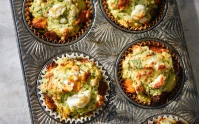 Muffins de calabaza y queso feta sin semillas