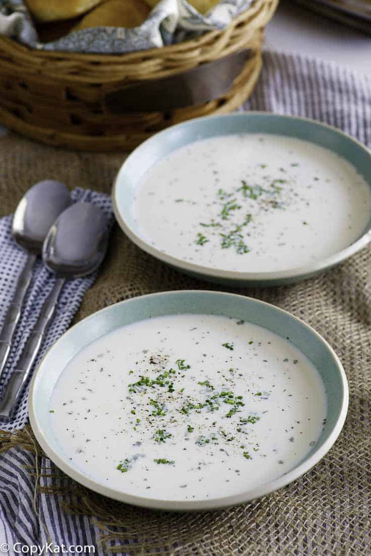 Sopa de patata pasada de moda de la abuela