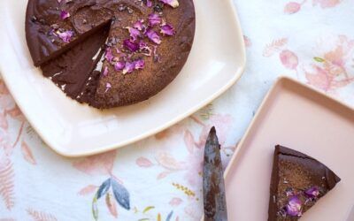 Un increíble pastel de chocolate sin hornear