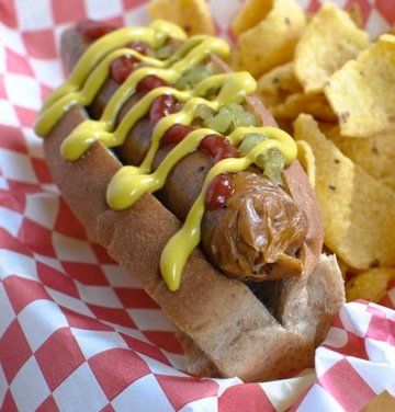 Perritos calientes vegetarianos