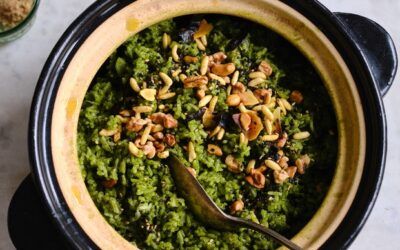 El increíble arroz verde
