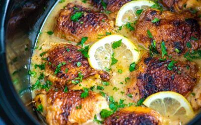 Ultimate Cooker Lemon Muslos de pollo al limón