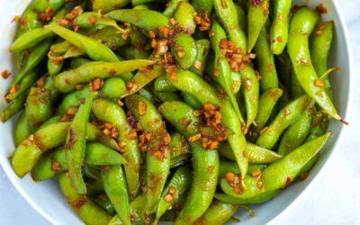 Ajo Picante Jengibre Edamame