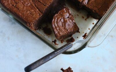 Brownies de chocolate y café turco