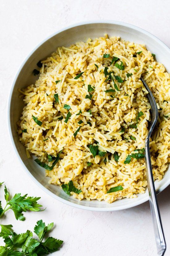 Pilaf de arroz casero (saludable arroz-a-roni)