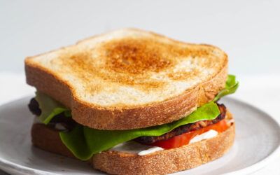 Pan de sándwich blanco vegano clásico