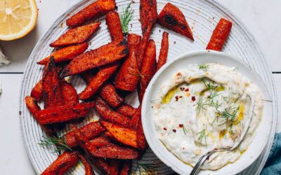 Zanahorias asadas con especias marroquíes