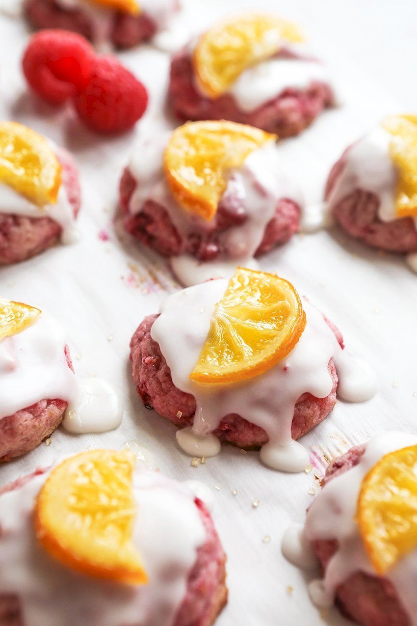 Galletas de limonada de frambuesa