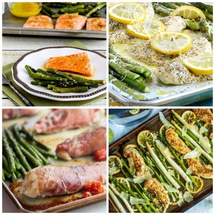 Bandejas bajas en carbohidratos con espárragos – Kalyn’s Kitchen