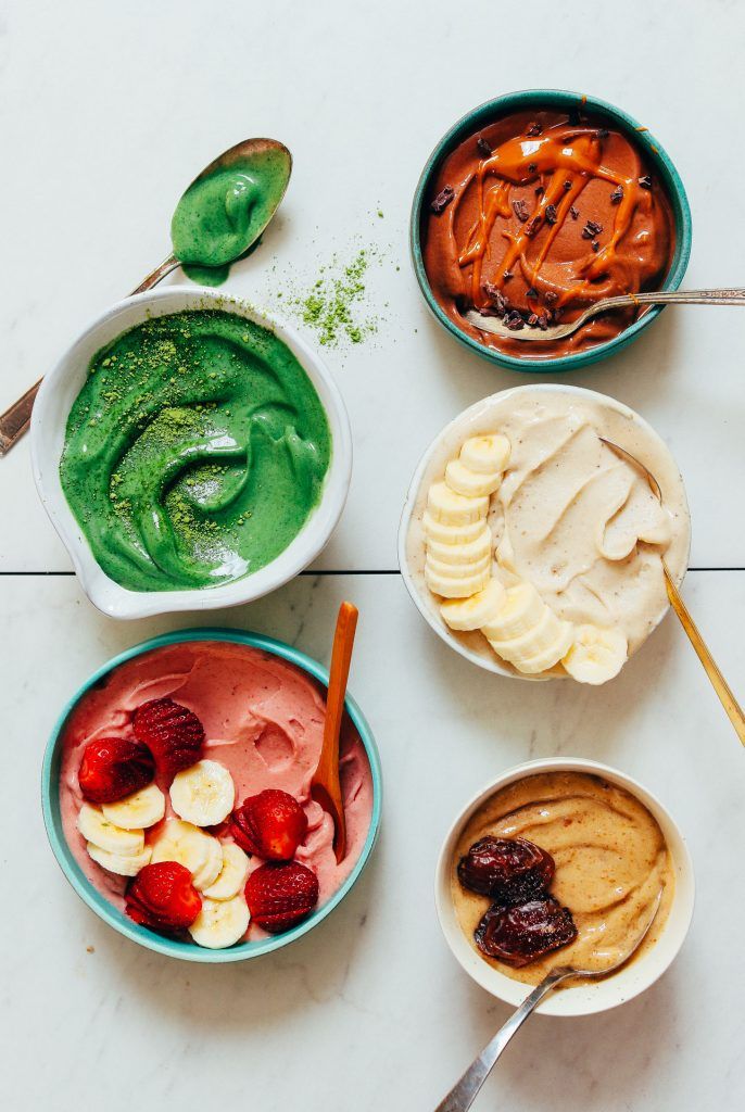 Helado fácil de plátano (¡Consejos + 10 sabores!)
