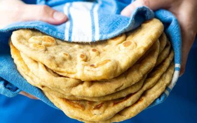 Pan plano suave y esponjoso (sin levadura)