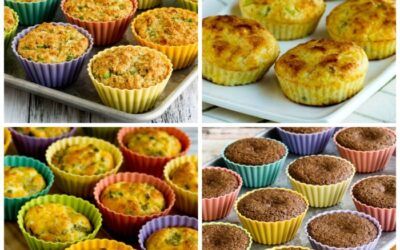 Muffins bajos en carbohidratos y muffins de desayuno (y mis tazas de silicona para hornear favoritas)