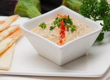 Baba Ghanouj (Dip de Berenjena y Tahini del Medio Oriente)