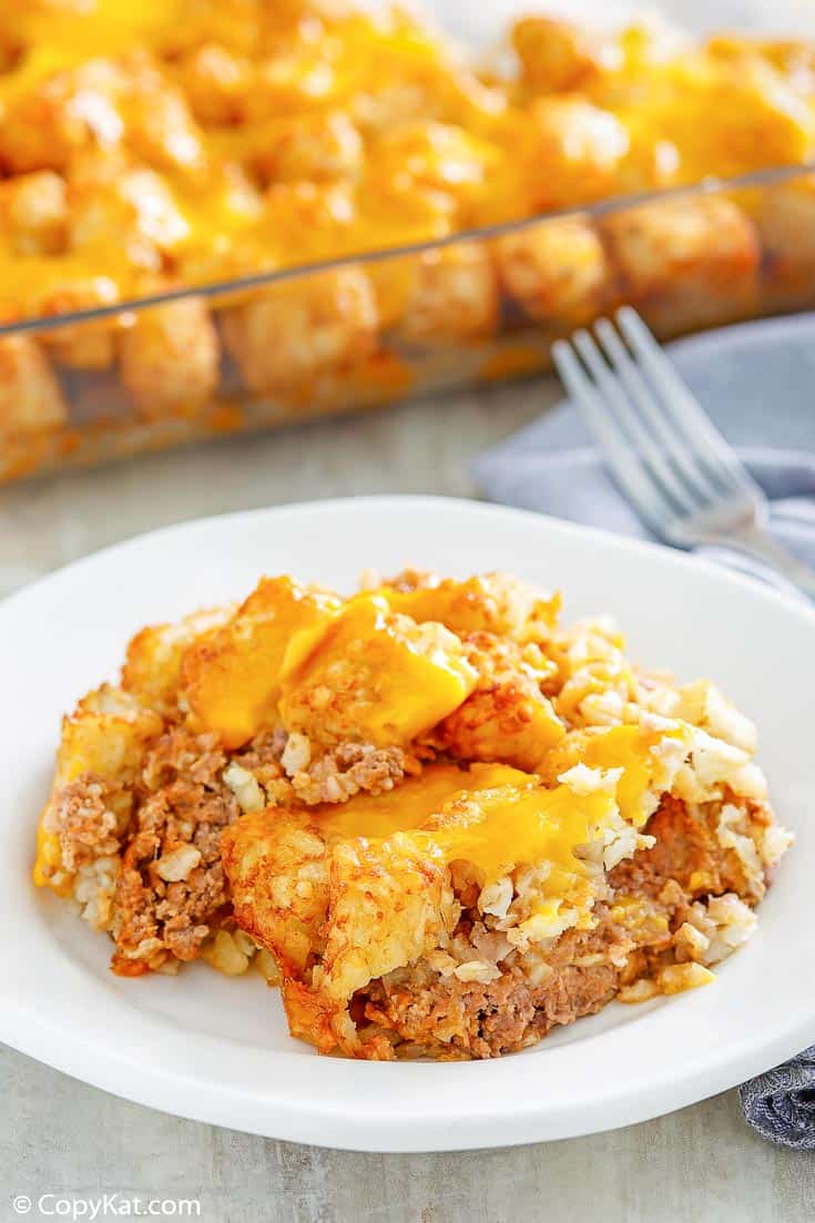 Hamburguesa Tater Tot Cazuela