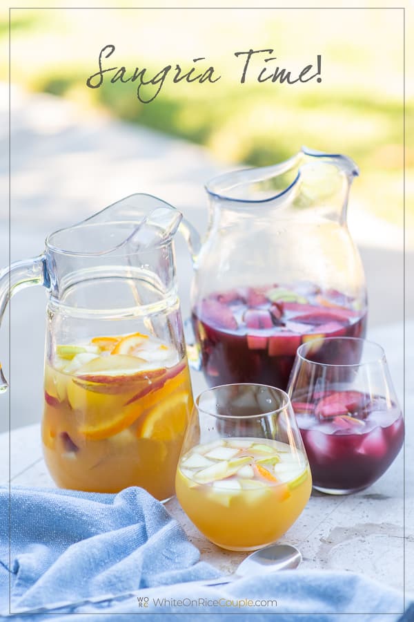 Receta de vino sangría con rojo, blanco, rosa: FÁCIL, MEJOR