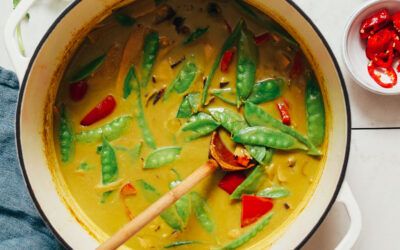 1 olla de verduras al curry verde