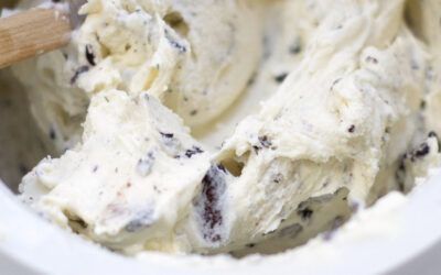 Receta de yogurt helado de menta fresca