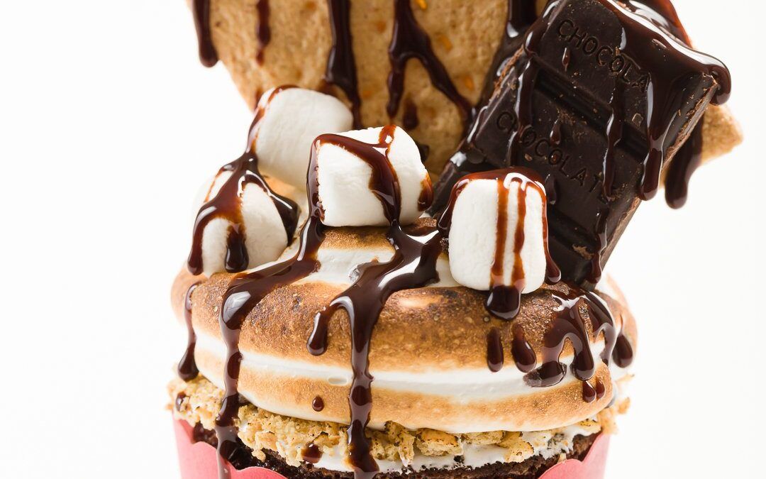 Cupcakes de s’mores