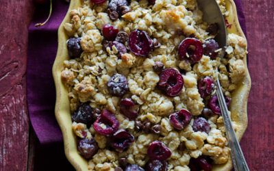 Receta crujiente de chocolate y cereza | Pareja de arroz blanco