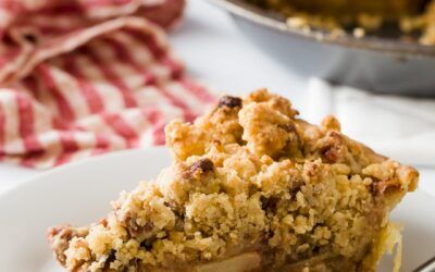 La mejor receta de tarta crumble de manzana