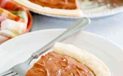 Pastel de crema de chocolate