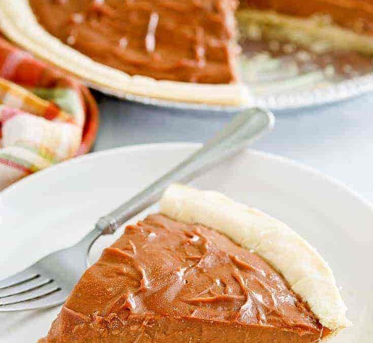 Pastel de crema de chocolate