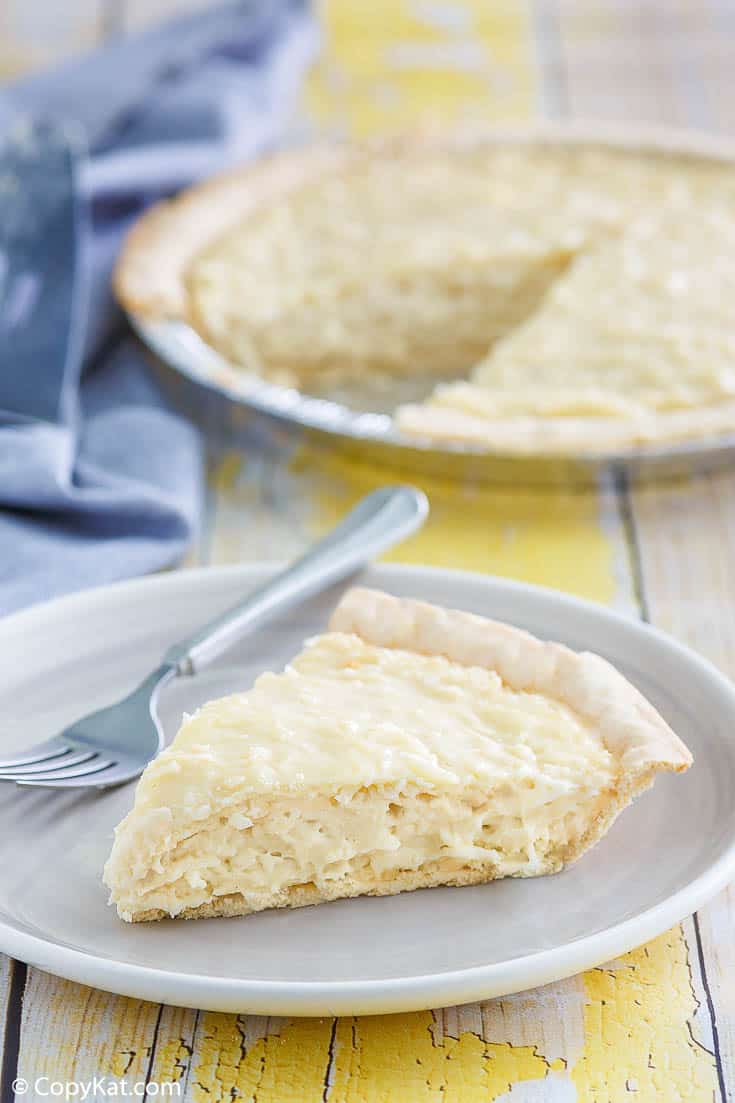 Pastel de crema de coco a la antigua y fácil