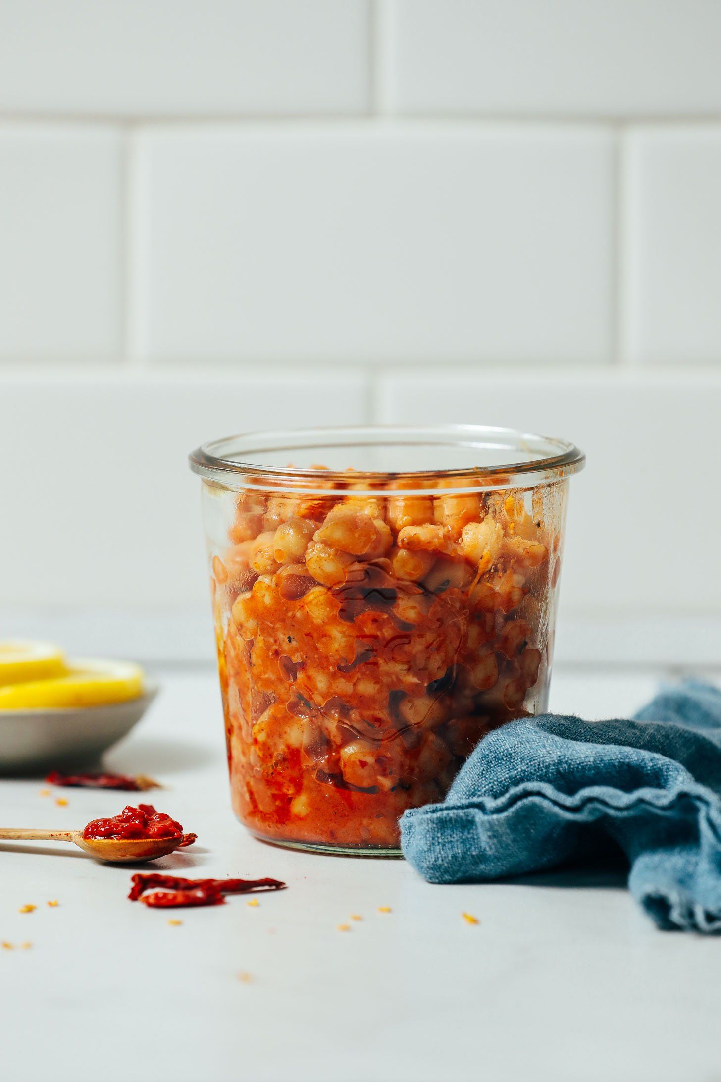 Garbanzos Marinados Harissa