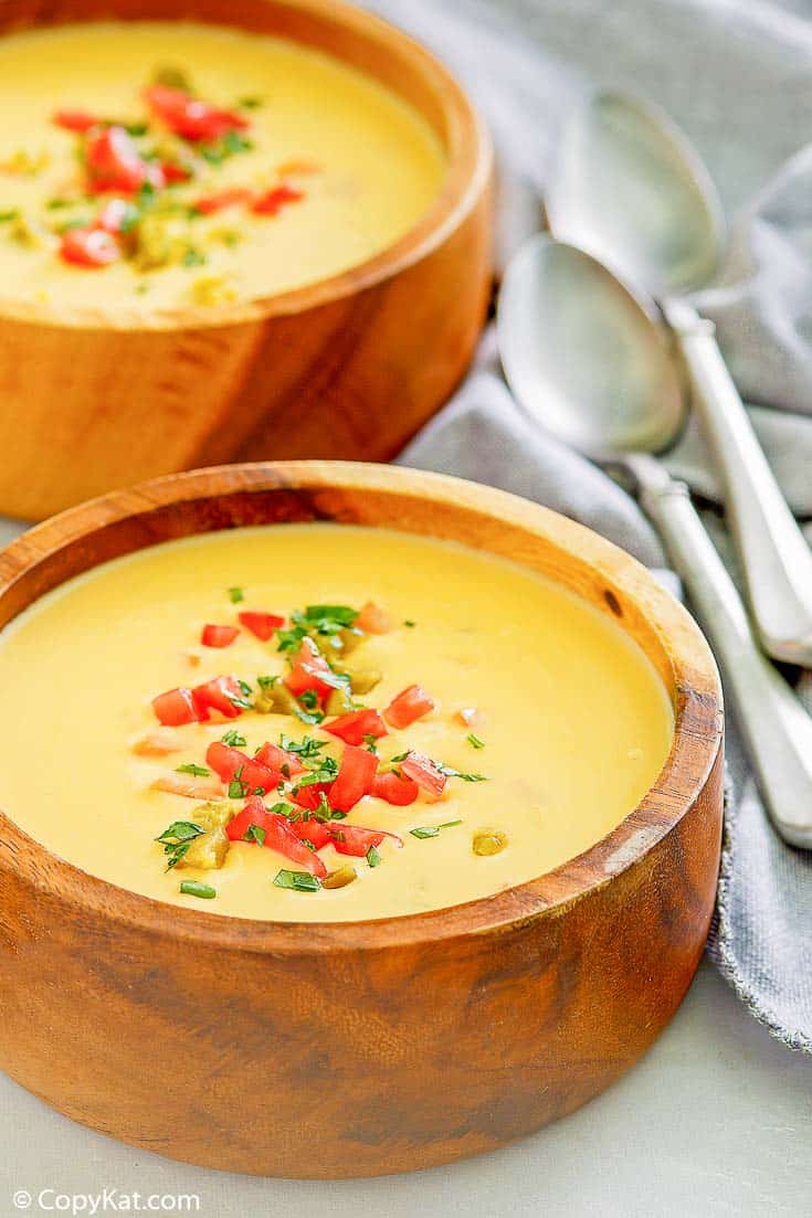Sopa de queso canadiense de Houston |  Recetas CopyKat