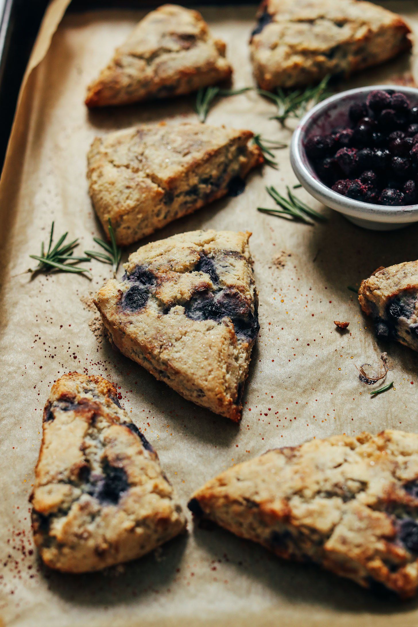 Scones de arándanos sin gluten