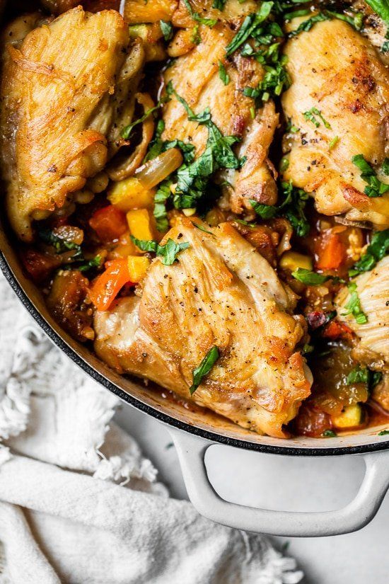 Pollo al Horno con Ratatouille